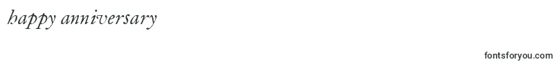 fuente ItcFoundersCaslon12Italic – feliz aniversario fuentes